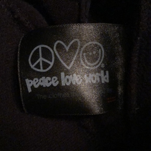 ☮️❤️🌍 Fuzzy black high-waisted sweatpants with sequins gold ⭐️ Star. - Picture 2 of 8